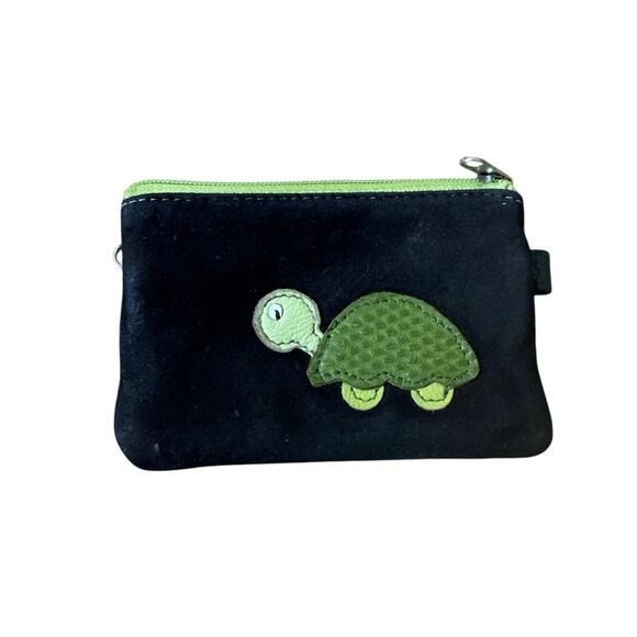 Small Brown & Green Coin Purse - Picture 1 of 5